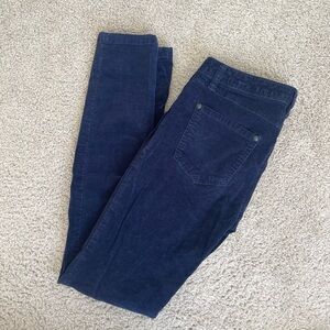 Navy Corduroy Pants/Jeans